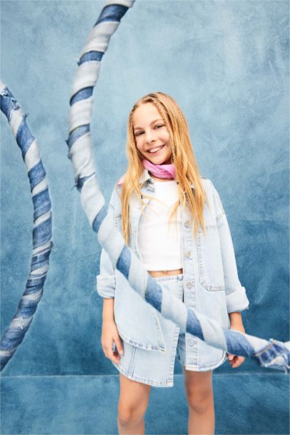 Veste en jean pour fille