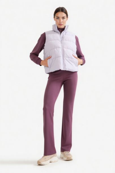 DeFactoFit Regular Fit Zippered Sports Waterproof Puffer Vest