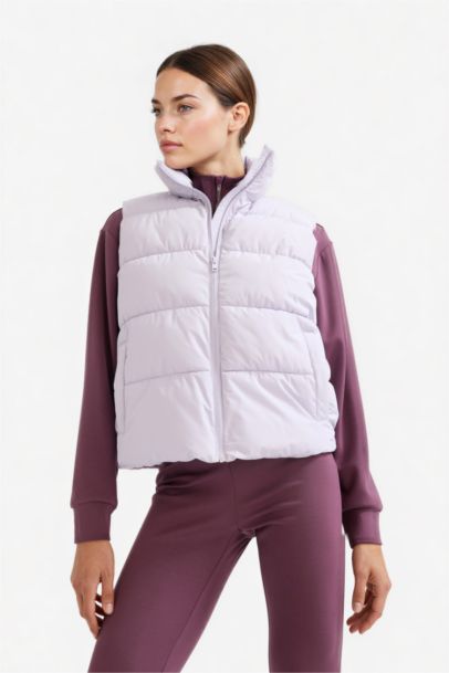 DeFactoFit Regular Fit Zippered Sports Waterproof Puffer Vest