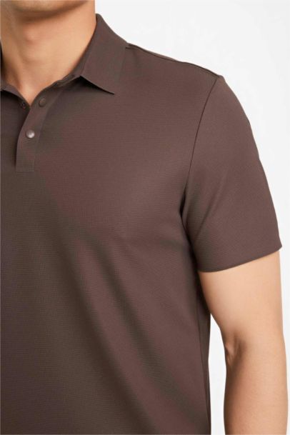 Standart Fıt Sporcu Polo Tişört