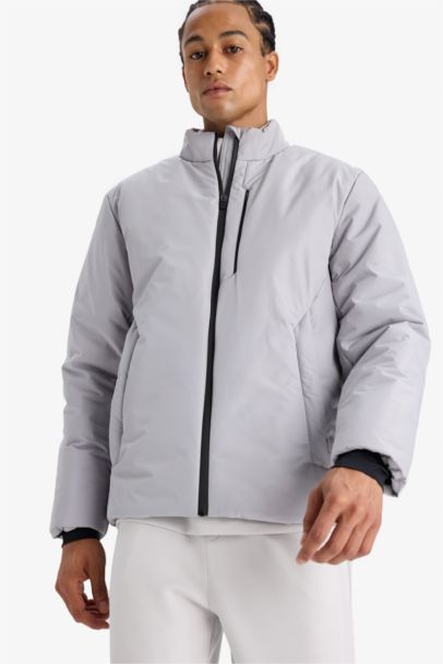 DeFactoFit Slim Fit Zippered Waterproof Puffer Jacket