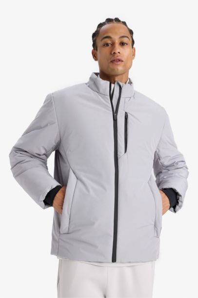 DeFactoFit Slim Fit Zippered Waterproof Puffer Jacket