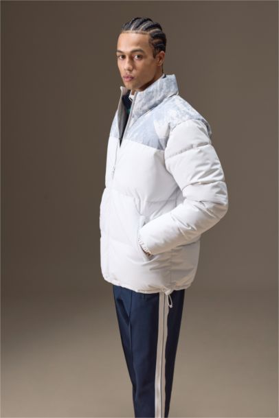 Водонепроницаемая, ветрозащитная оверсайз куртка DeFactoFit на молнии.