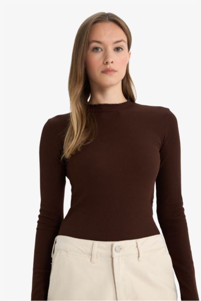 Fitilli Kaşkorse Uzun Kollu Tunik