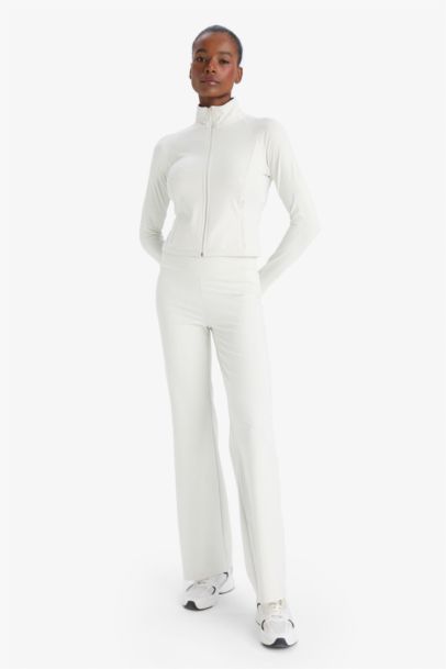 بنطلون رياضي وايد ليج برجل واسع من DeFactoFit