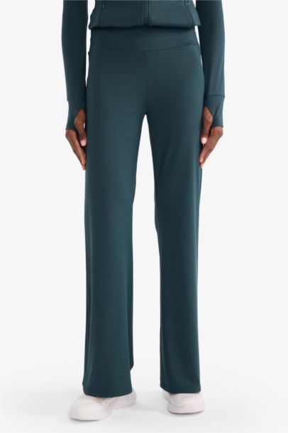 Wide Leg Shaping High Waist Soft Touch Sports Sweatpants