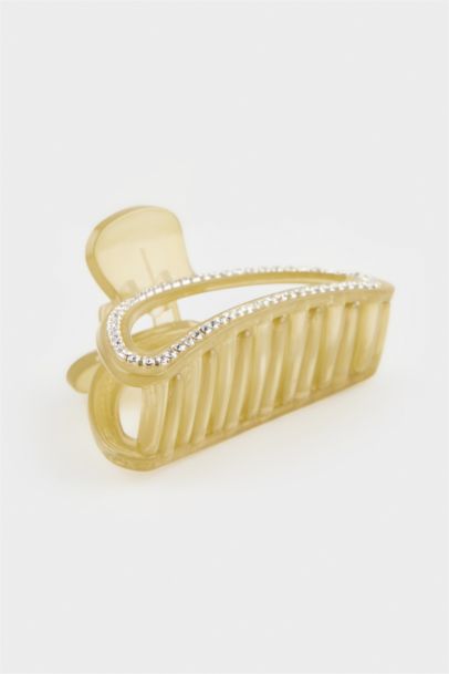 Woman Stoned Hair Clips