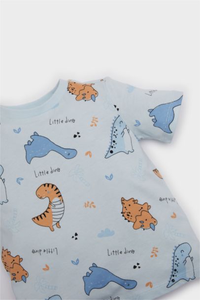 Baby Boy Cotton Top Shorts 2 Piece Pajama Set