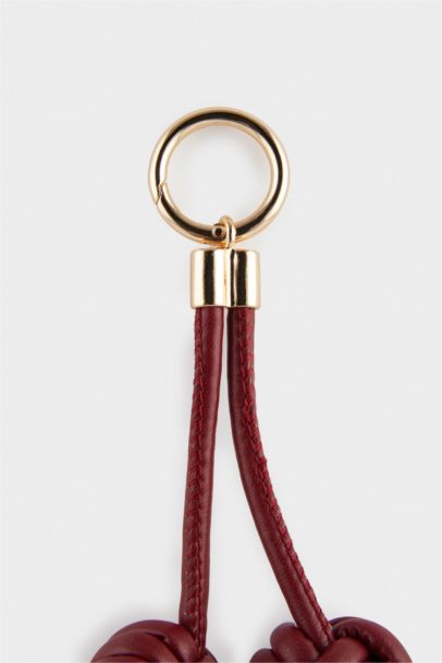 Woman Heel Rope Charm Keychain