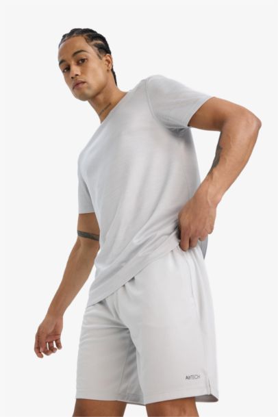 شورت قصير رياضي قصة عادية سريع الجفاف من DeFactoFit