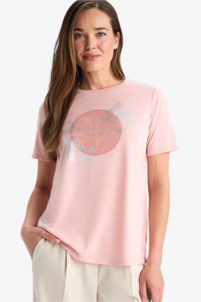 Regular Fit Crew Neck Short Sleeve T-Shirt