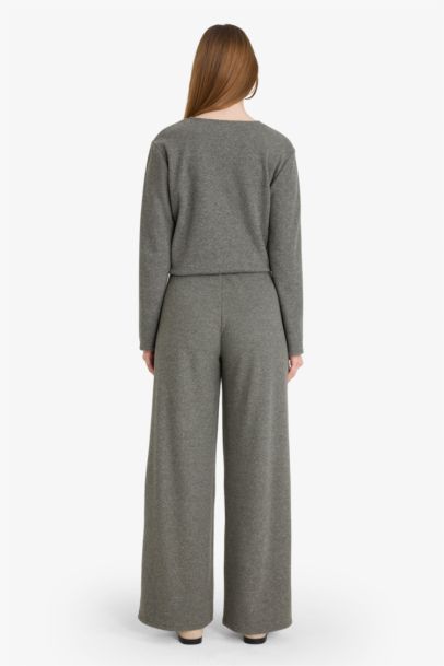 Wıde Leg Düz Paça Pantolon