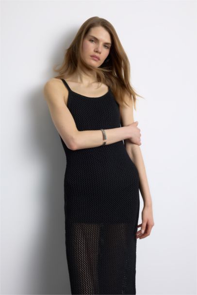 Halter Neck Basic Sleeveless Maxi Dress