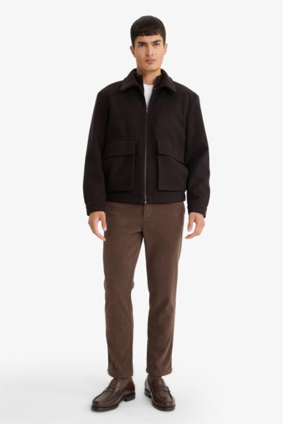 Fermuarlı Cepli Mont