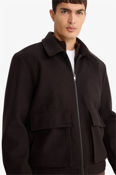 Fermuarlı Cepli Mont