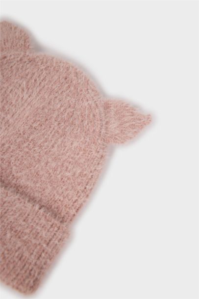 Baby Girl Eared Knit Beanie