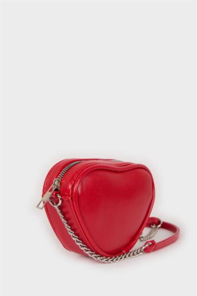 Kız Çocuk Kırmızı Çapraz Çanta