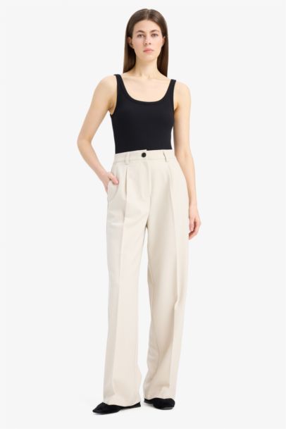 Облегающая майка с круглым вырезом, базовый, в рубчик