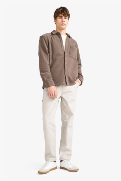 Regular Fit Fleece Long Sleeve Shirt