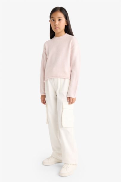 Girl Standard Fit Crew Neck Pullover