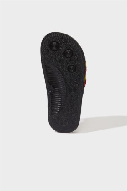 شبشب جينز ولادي بكعب سميك