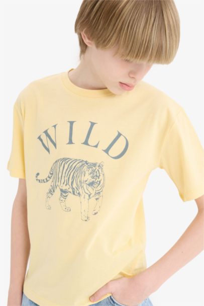 Boy New Regular Fit Crew Neck Short Sleeve T-Shirt