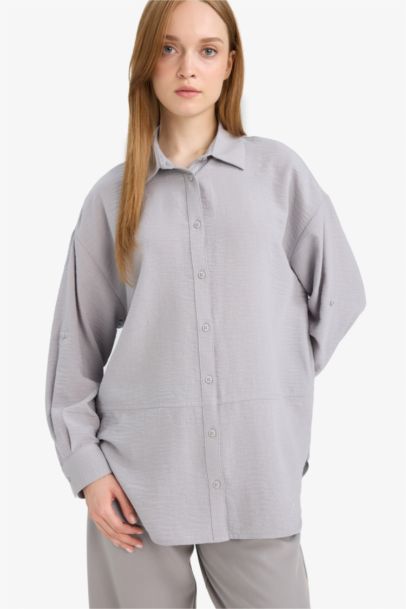 Relax Fit Long Sleeve Tunic