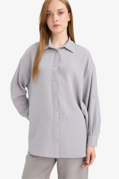 Relax Fit Long Sleeve Tunic