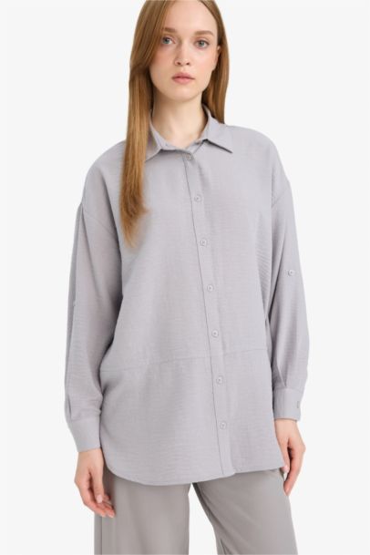 Relax Fit Long Sleeve Tunic