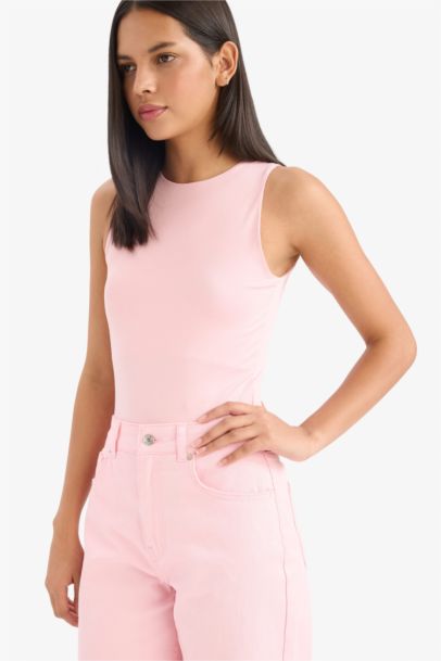 Afra x Defacto Slim Fit Halter Neck Tank Top