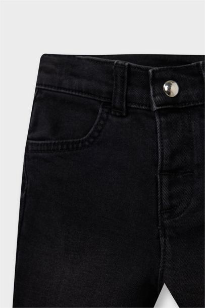 بنطلون جينز بناتي فلير فيت برجل واسع شارلستون