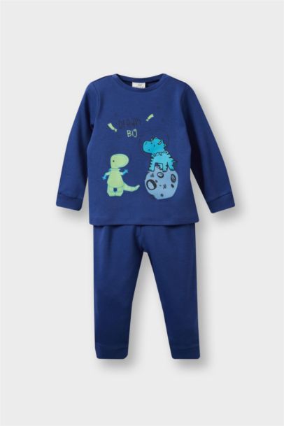 Ensemble Pyjama Haut imprimé dinosaures et Pantalon pour bébé garçon