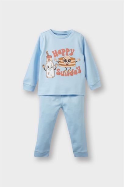 Ensemble Pyjama Haut imprimé manches longues et Pantalon pour bébé garçon