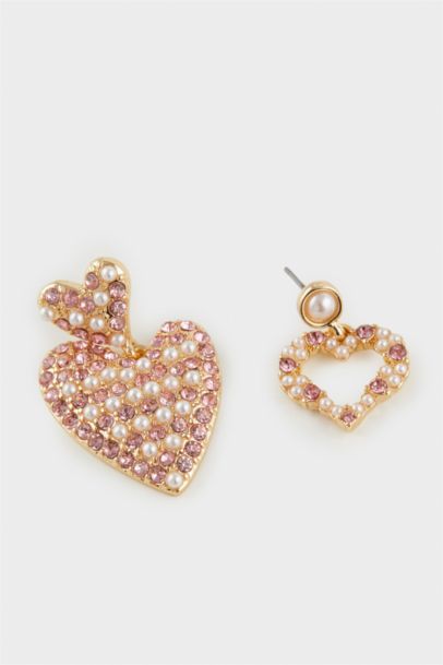 Woman 2 Piece Pink Earrings