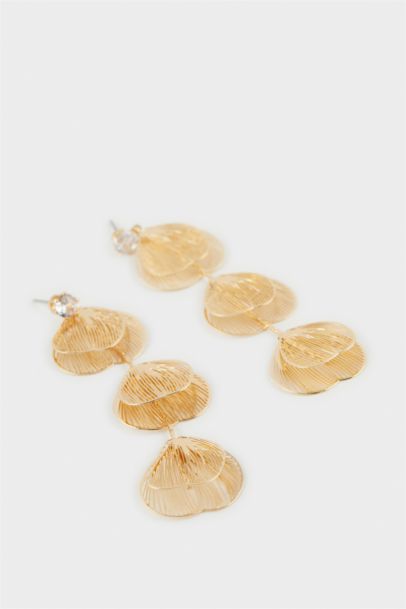 Boucles d’oreilles dorées pour femme