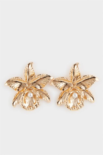 Woman Star Gold Earring