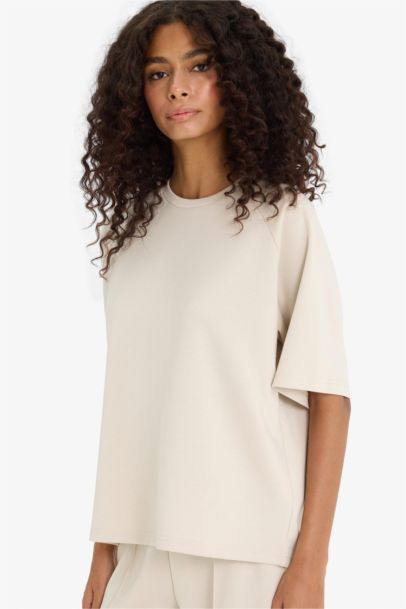 Relax Fit Crew Neck Modal T-Shirt