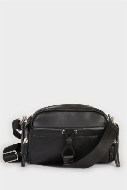 Woman Faux Leather Crossbody Bag