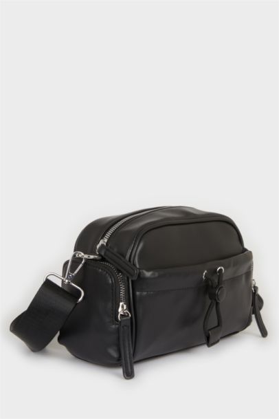 Woman Faux Leather Crossbody Bag