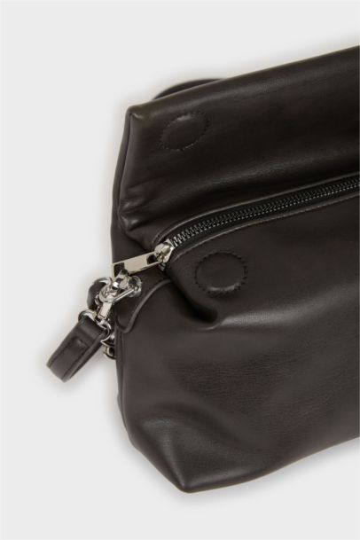 Woman Faux Leather Crossbody Bag