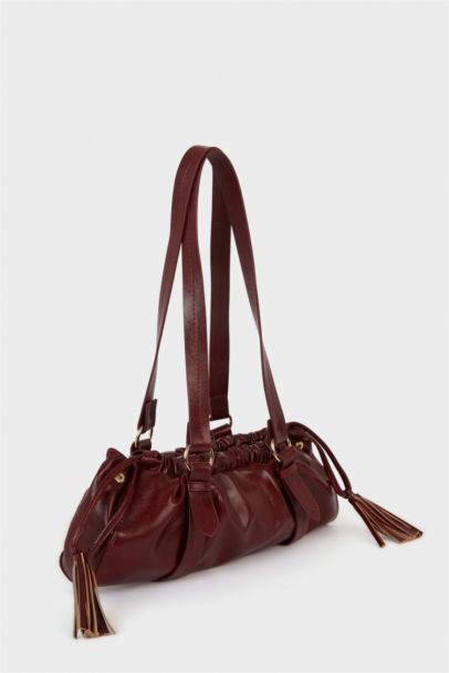 Suni Deri Çapraz Çanta