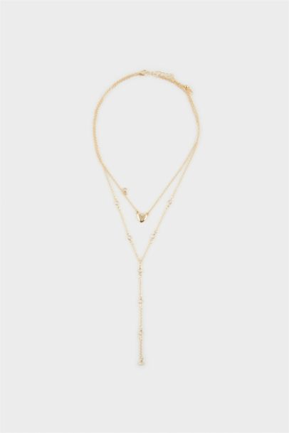 Woman Heart Y Necklace