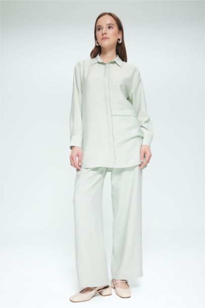 Relax Fit Long Sleeve Modest Shirt Tunic