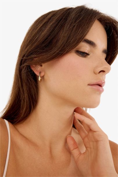 طقم 3 حلق ذهبي نسائي