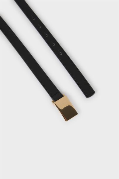 Woman Faux Leather Casual Belt