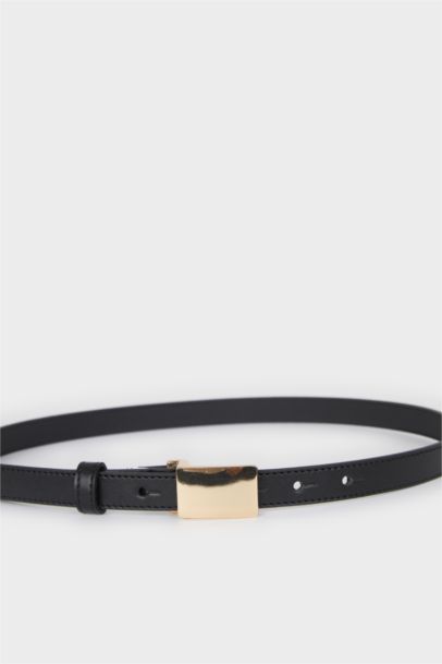 Woman Faux Leather Casual Belt