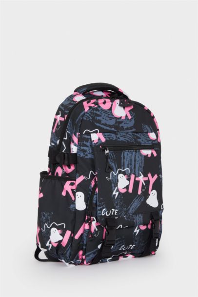 جنطة ظهر نسائي منقوش