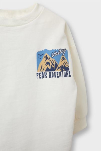 Ensemble Sweatshirt imprimé et Pantalon cargo pour bébé garçon