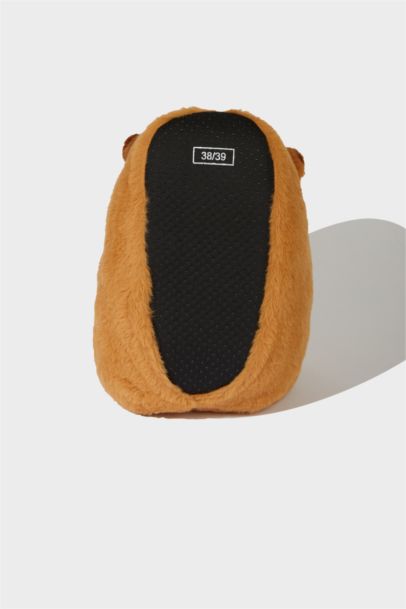 Женские тапочки с плоской подошвой