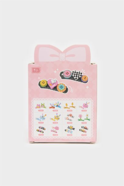 مشبك شعر بناتي على شكل قلب - قطعتين